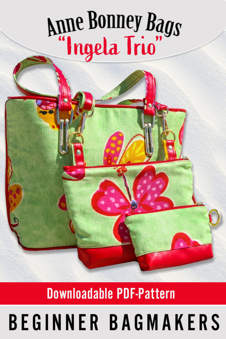 PDF Bag Patterns, DIY Tote Bag, Crossbody Bag Pattern