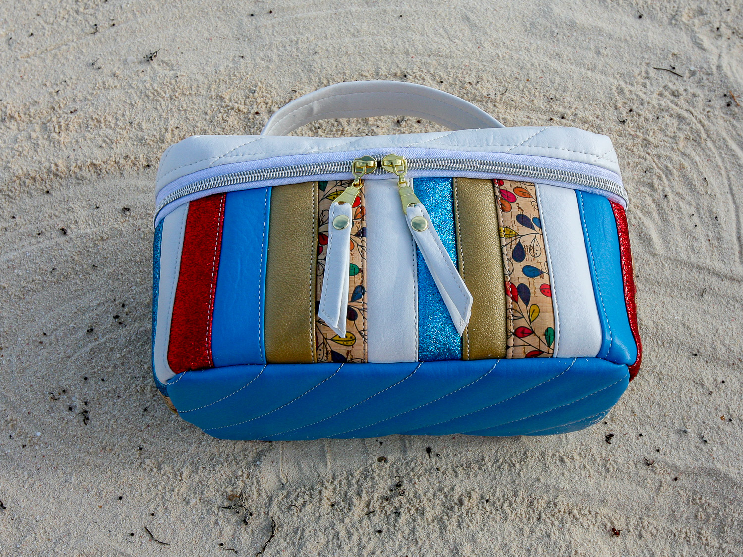DIY DOUBLE ZIP GEAR BAG  Travel Pouch Toiletry bag Sewing