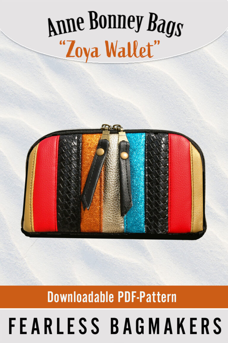 Zoya Zipper Wallet Pattern - PDF file for download